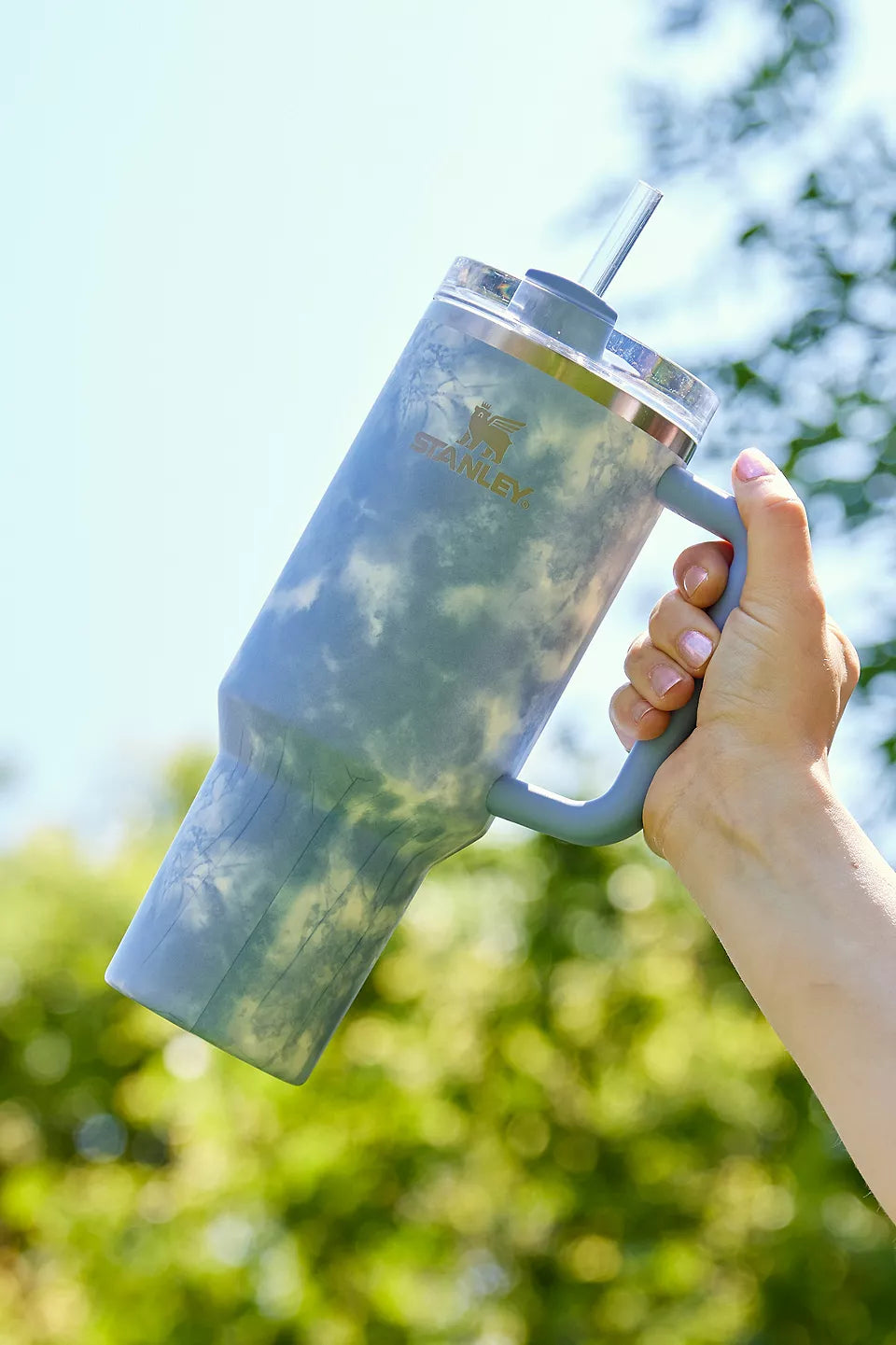 Stanley H2.0 Flowstate™ Tumbler 40 OZ |Blue Ocean Tiedye