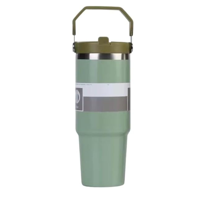 2in1 Drinkware Combo-900 ML Steel Thermos & 510 ML LED Temperature Coffee Cup