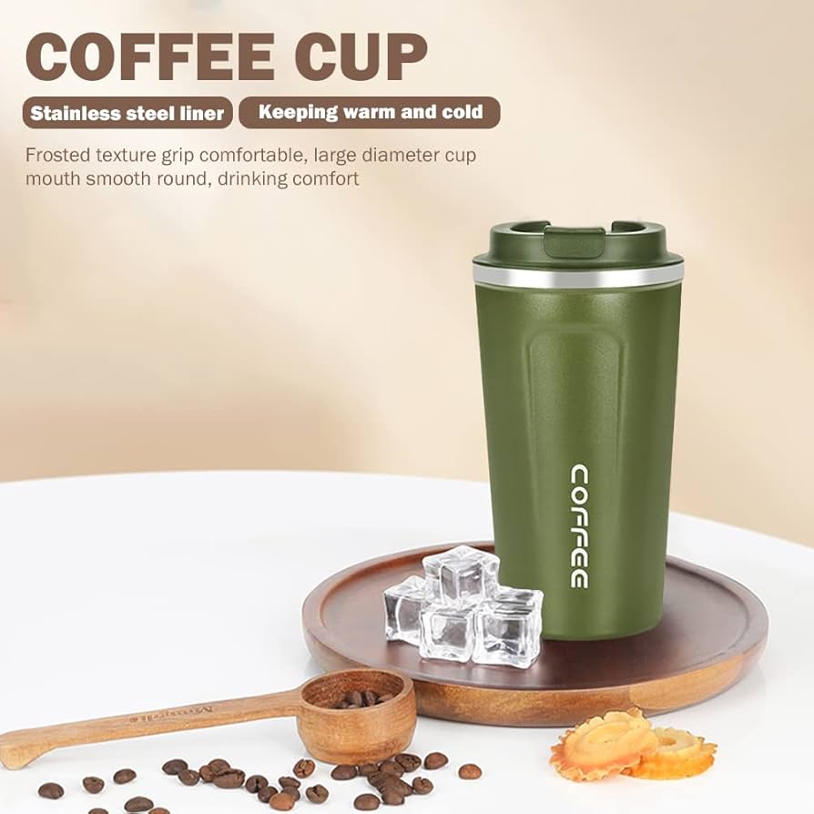 510ML Stainless Steel Coffee Cup with smart LED temperature display,Vacuum Insulated Travel Mug for Home Office Outdoor Works Great for Hot and Cold Water,Coffee and Tea In Travel