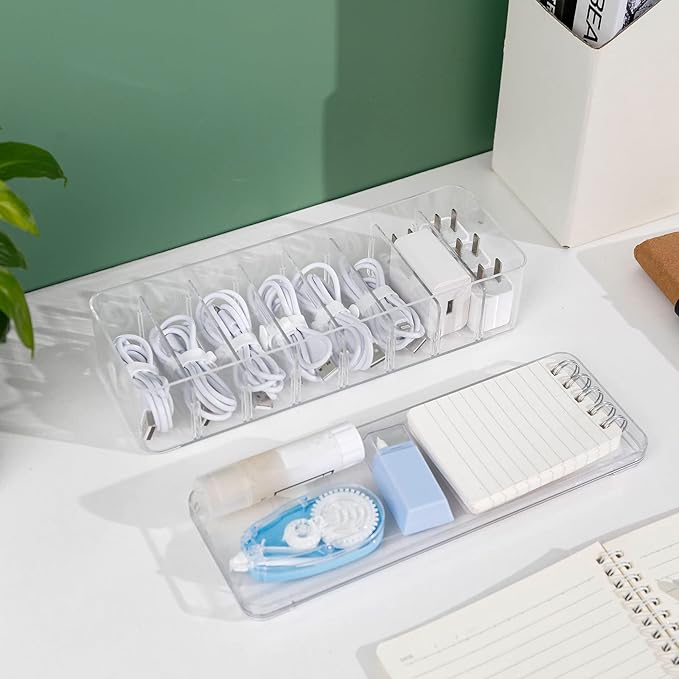 3in1 Storage Combo-Smiley Organizer Box 3in1 Set + Storage Tote Basket + Storage Multi Portion Box