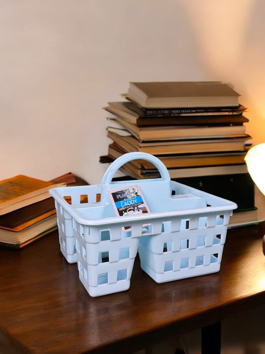 3in1 Storage Combo-Smiley Organizer Box 3in1 Set + Storage Tote Basket + Storage Multi Portion Box