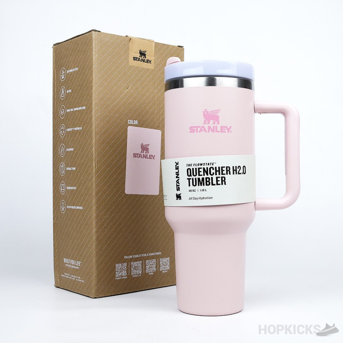 Stanley H2.0 Flowstate™ Tumbler 40 OZ | Light Pink
