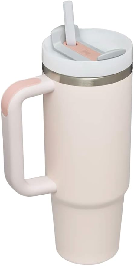 Stanley Quencher H2.0 40 oz Tumbler with Handle, Straw, and 3-Position Swivel Lid - Cup Holder Compatible for Travel - BPA Free Insulated Stainless Steel Tumbler