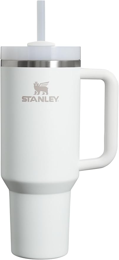 Stanley Quencher H2.0 40 oz Tumbler with Handle, Straw, and 3-Position Swivel Lid - Cup Holder Compatible for Travel - BPA Free Insulated Stainless Steel Tumbler