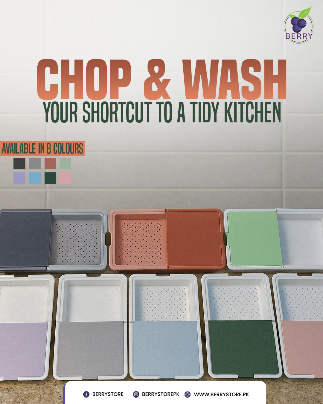 Chop & Wash Board