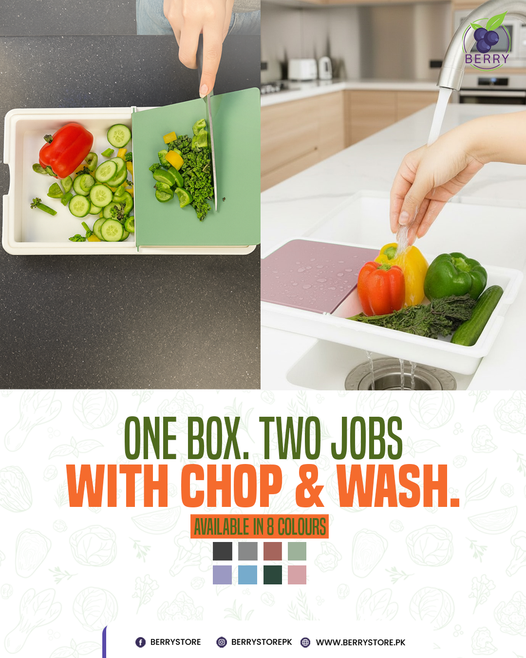 Chop & Wash Board