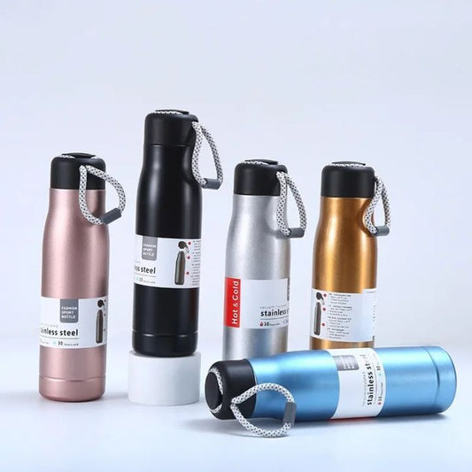 Stainless Steel Water Bottle, 500 ml, Double Wall Vacuum Insulated