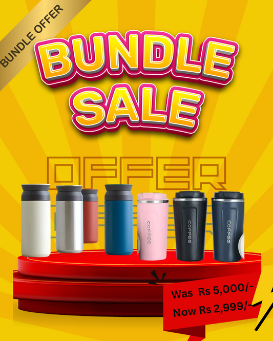 Premium Travel Mug Bundle – Kinto Travel Tumbler + 510ml Smart Mug