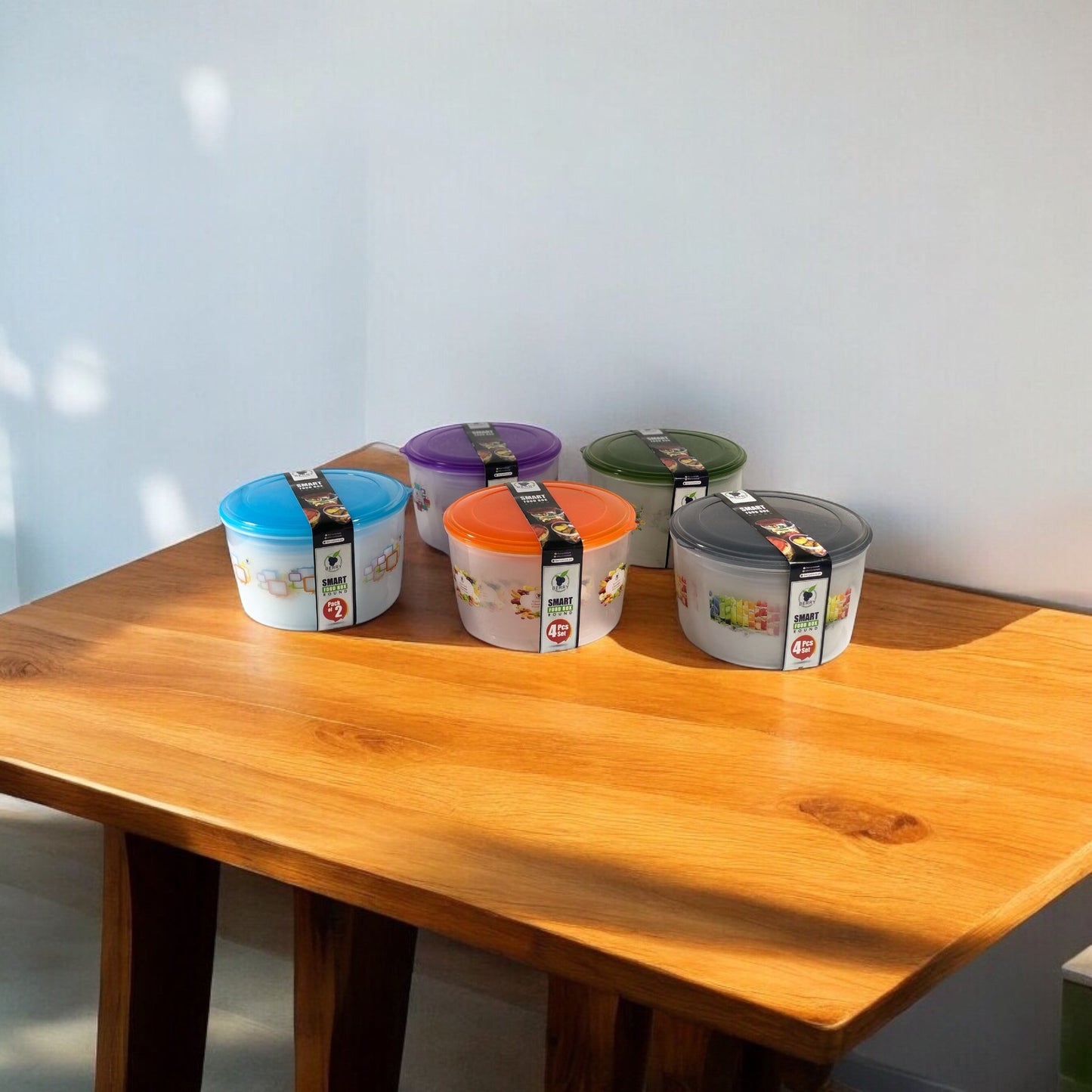 Smart Food Box-Round-4in1 Set