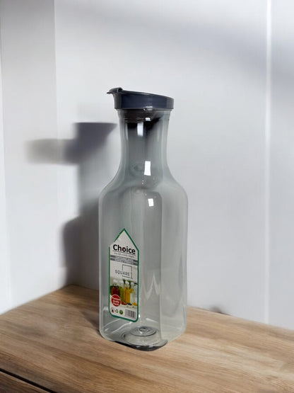 Square Plastic Fridge Bottles, 2000 ml