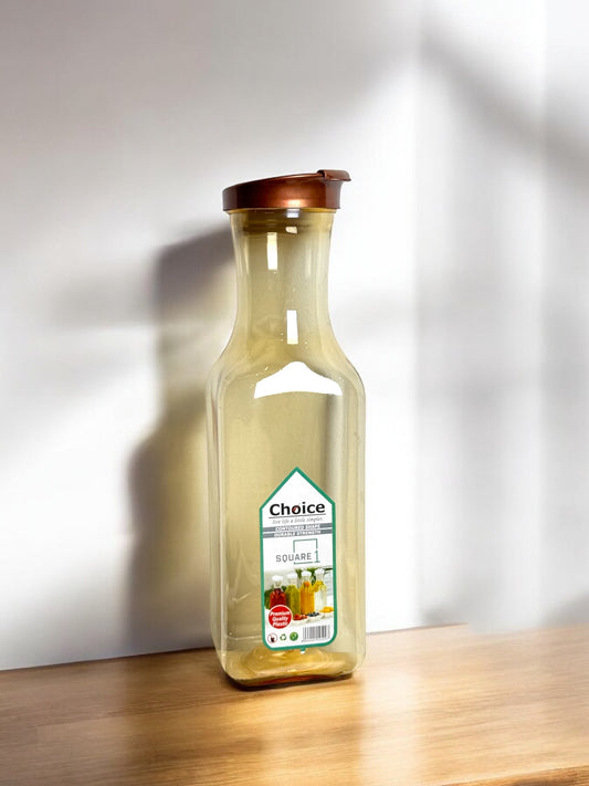 Square Plastic Fridge Bottles, 2000 ml