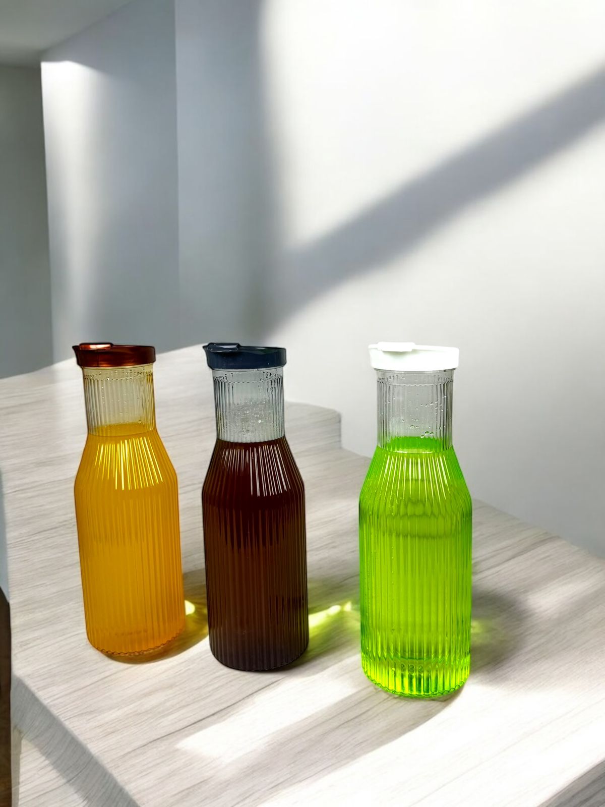 Linear Plastic Fridge Bottles, 1700 ml