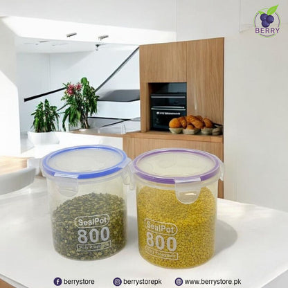 Pack of 3 600ml Small Food Containers Seal Pot